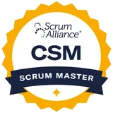 Scrum Alliance Certified ScrumMaster (CSM) badge